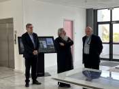 Επίσκεψη του Σεβασμιώτατου Αρχιεπισκόπου Κρήτης στο Ινστιτούτο Πληροφορικής 